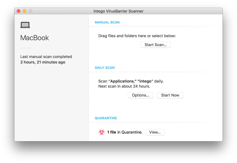 VirusBarrier Scanner